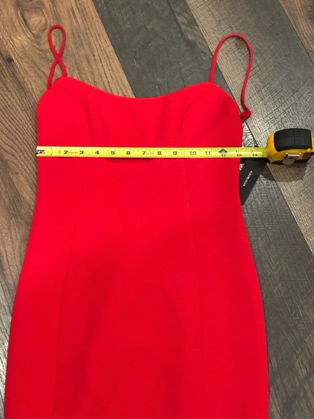 Lulu's NWT Flaunt It Red Bodycon Bodycon Mini Dress Size Small - Picture 6 of 10